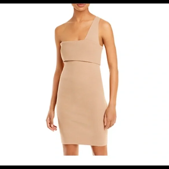 Line & Dot | Dresses | Line Dot Sylvia One Shoulder Ribbed Dresswomen New  With Tag Size S | Poshmark